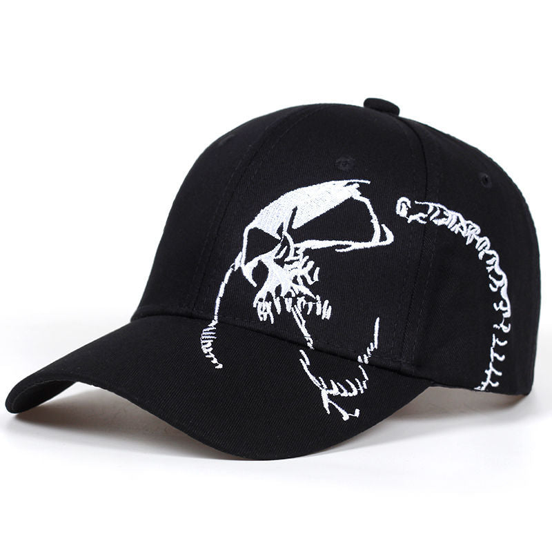 Premium Skull Embroidered Baseball Cap | Unisex Streetwear Collection