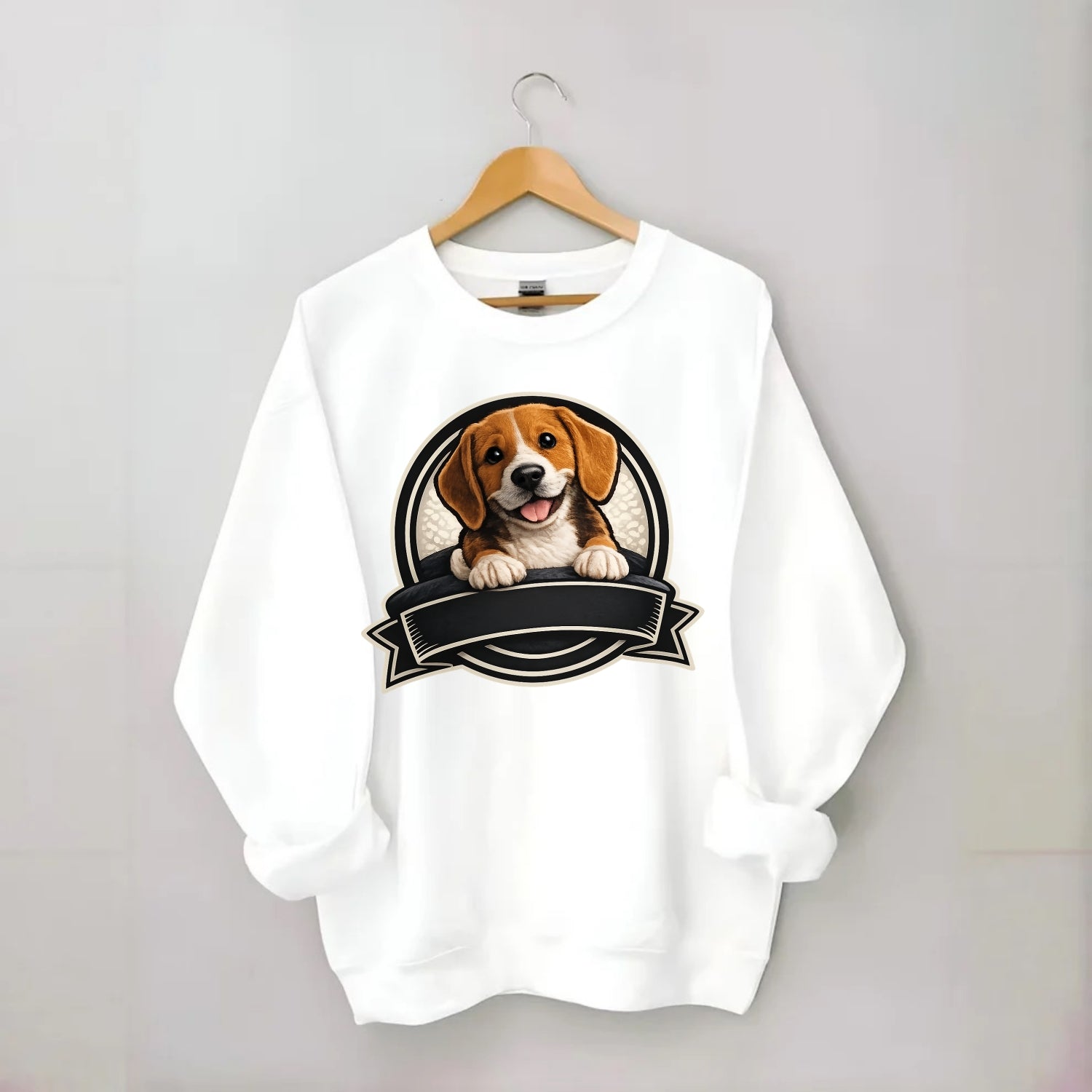 Paws Up Beagle - Crewneck Sweatshirt