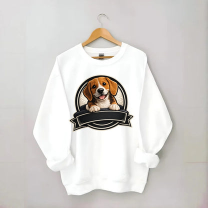 Paws Up Beagle - Crewneck Sweatshirt