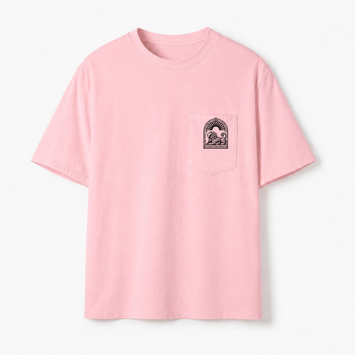 Persian Lion Arch Pocket T-Shirt – Pink