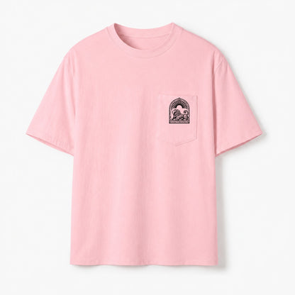 Persian Lion Arch Pocket T-Shirt – Pink