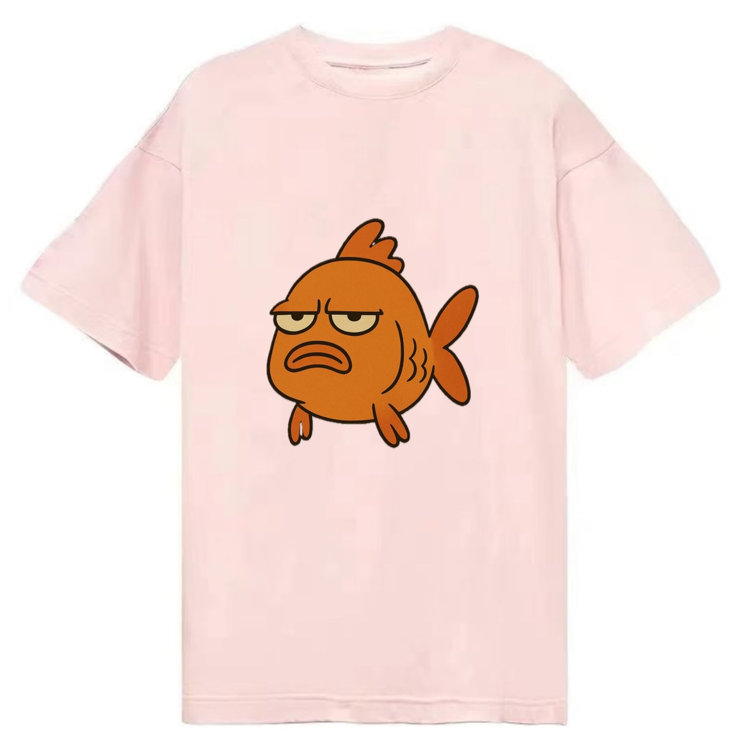 The Goldfish Judging Silently - Classic T-shirt - Pink