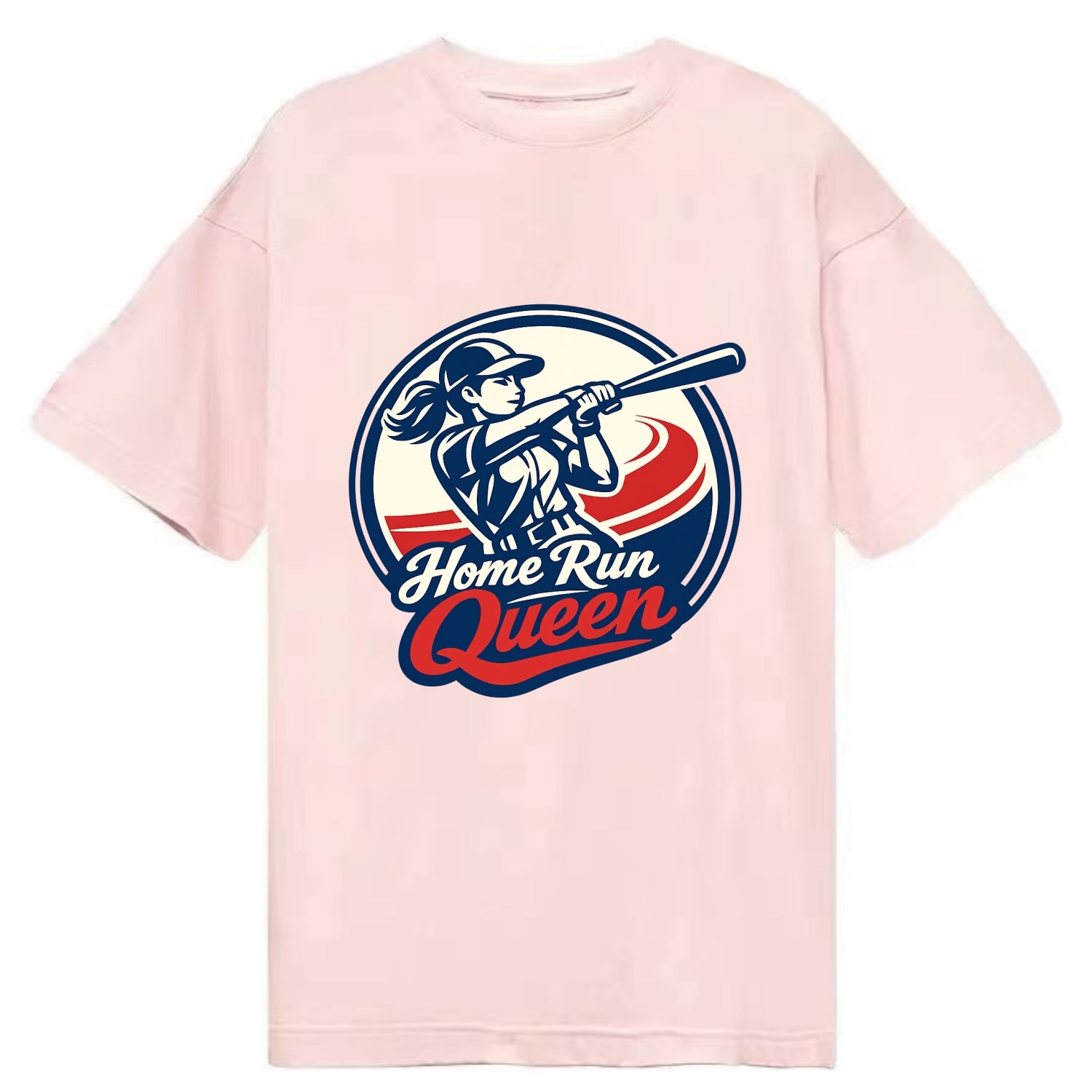 Feminine Power at Bat - Classic T-shirt - Pink
