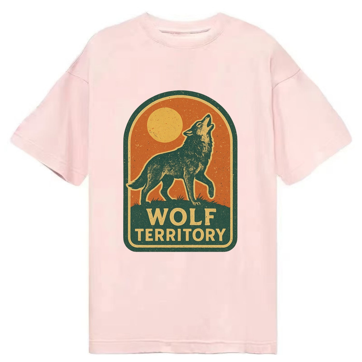 Wolf Territory Marking  - Classic T-shirt - Pink