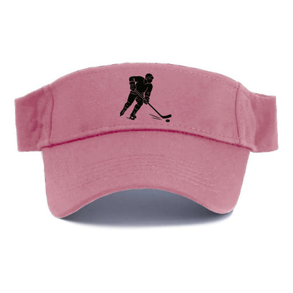 Ice hockey player shooting puck - Visor - Pink