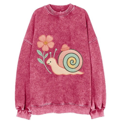 Coral Snail - Vintage Sweatshirt