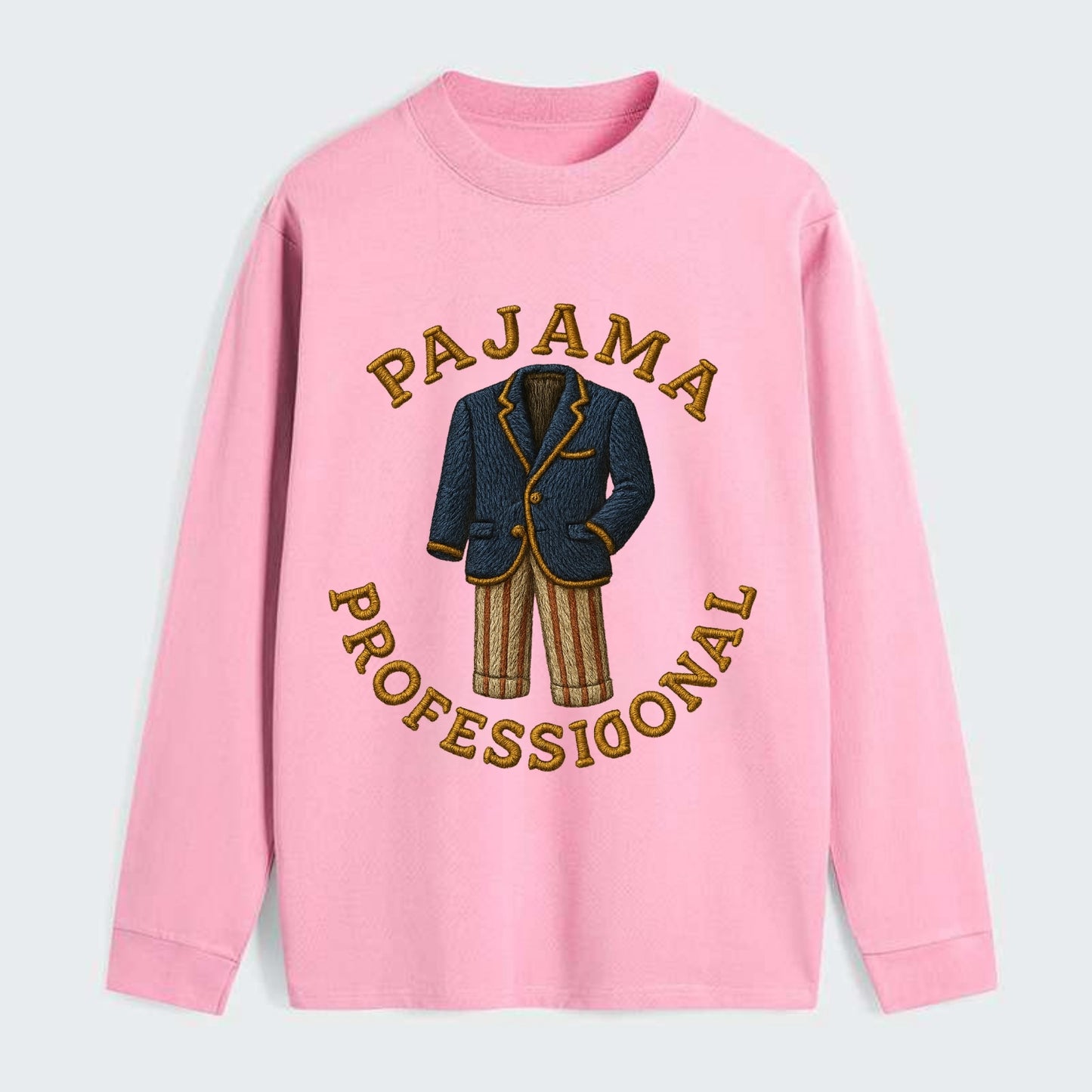 Pajama Professional  - Classic Long Sleeve Shirt - Pink