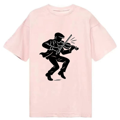 Irish folk musician traditional jig - Classic T-shirt - Pink