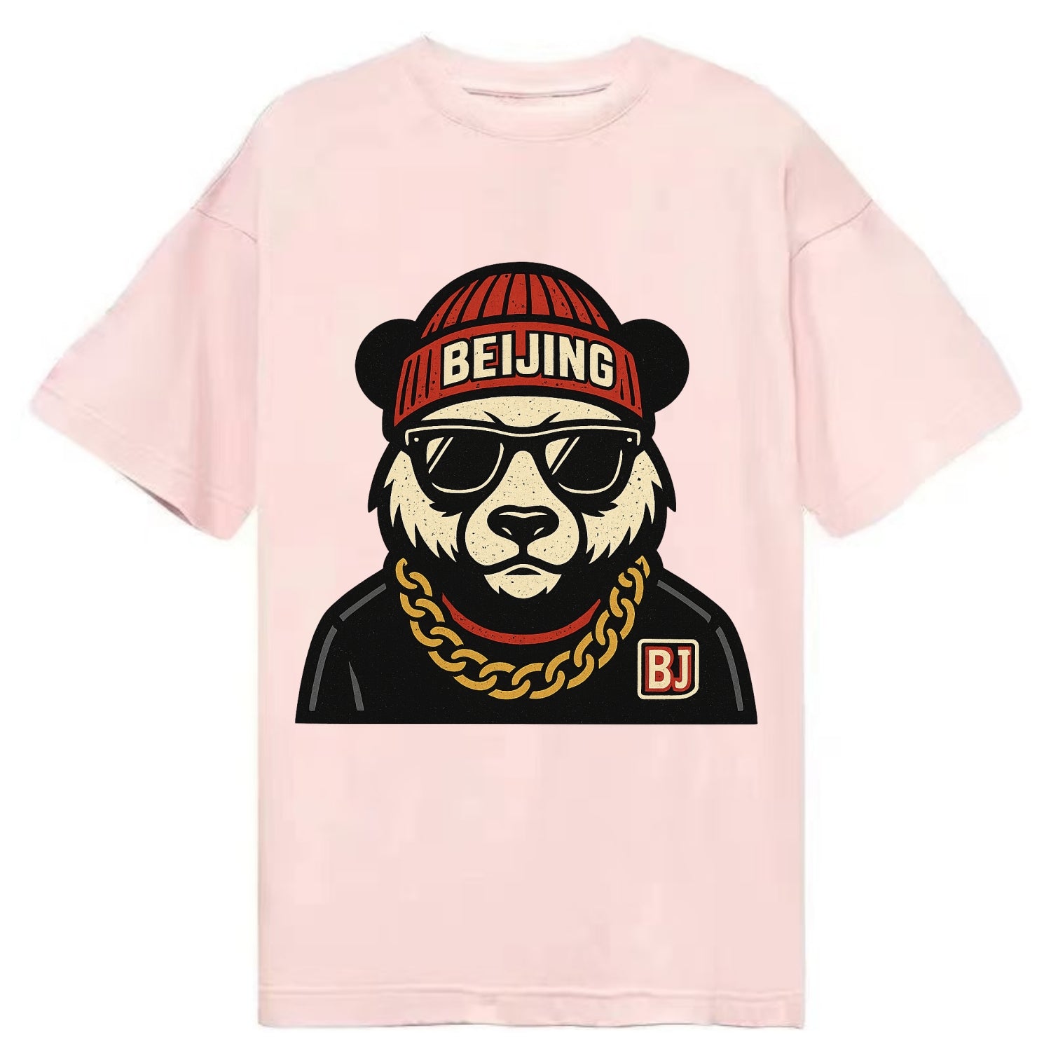 Beijing Panda - Classic T-shirt - Pink