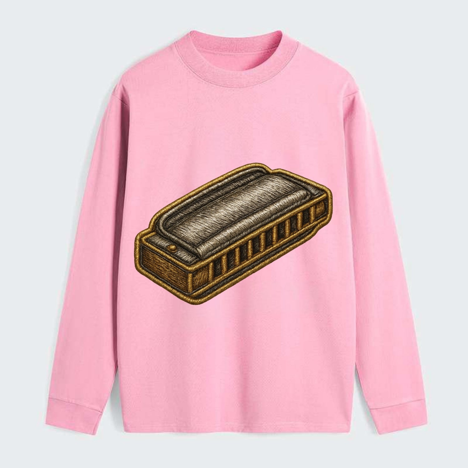 Harmonica  - Classic Long Sleeve Shirt - Pink