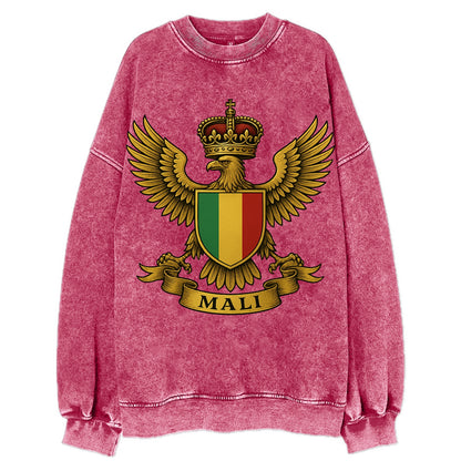 Mali Royal Logo  - Vintage Sweatshirt - Pink
