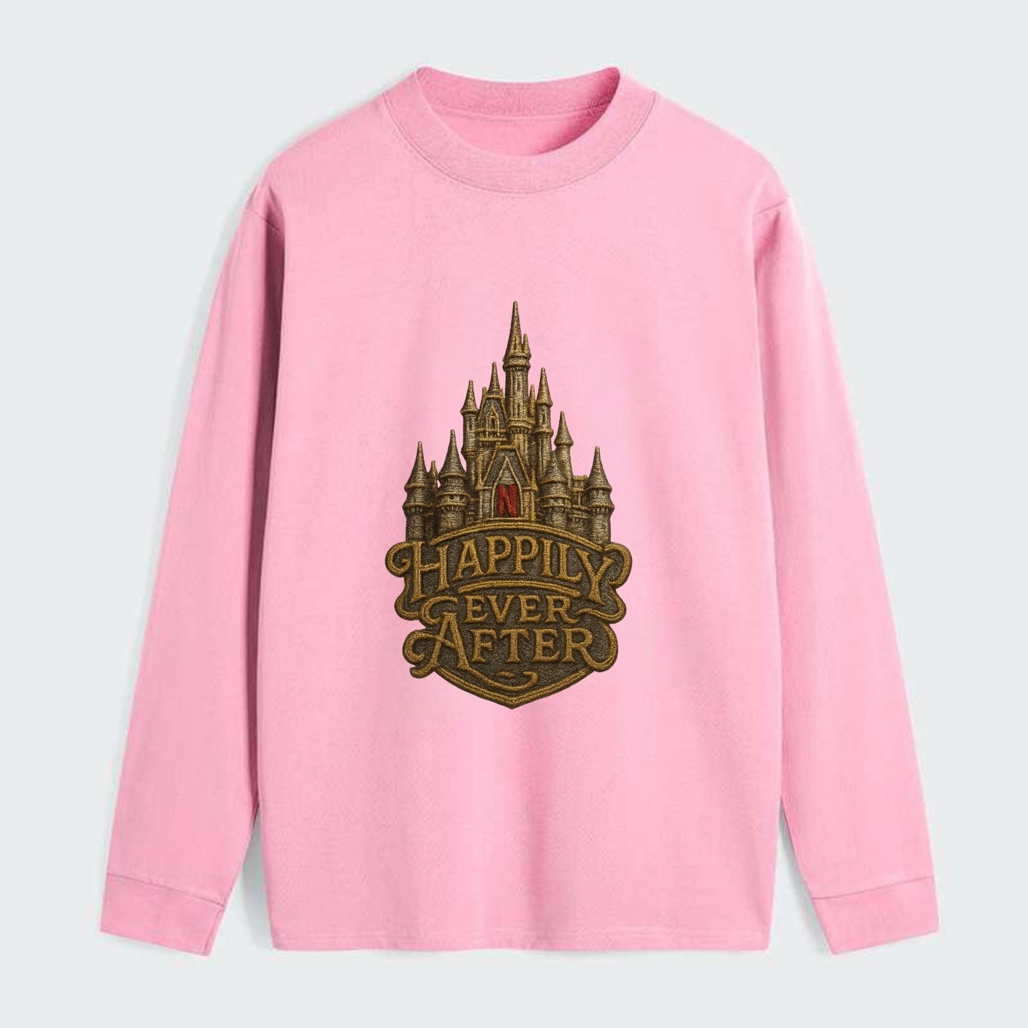 Happily Ever After  - Classic Long Sleeve Shirt - Pink