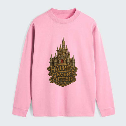 Happily Ever After  - Classic Long Sleeve Shirt - Pink