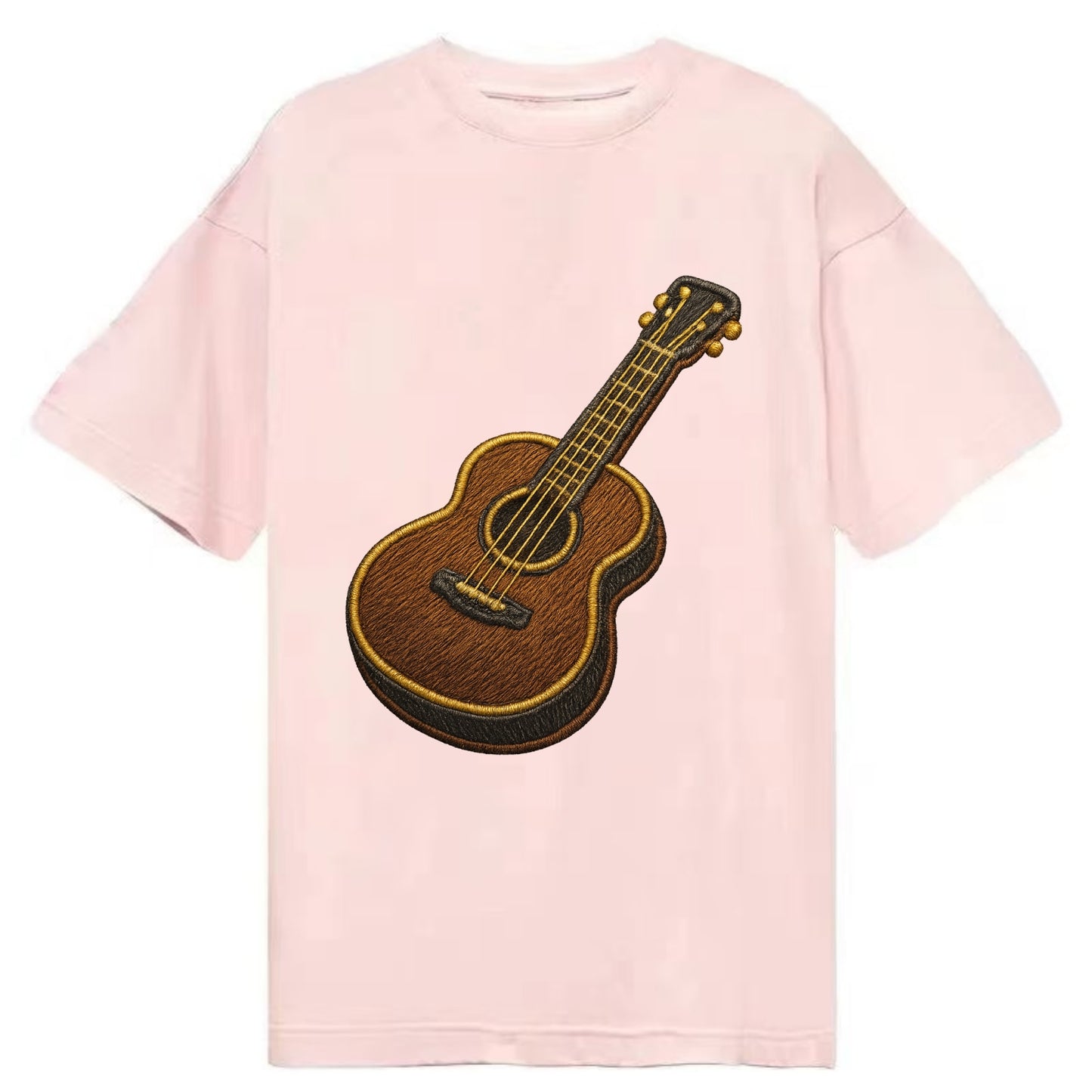 Vintage Guitar  - Classic T-shirt - Pink