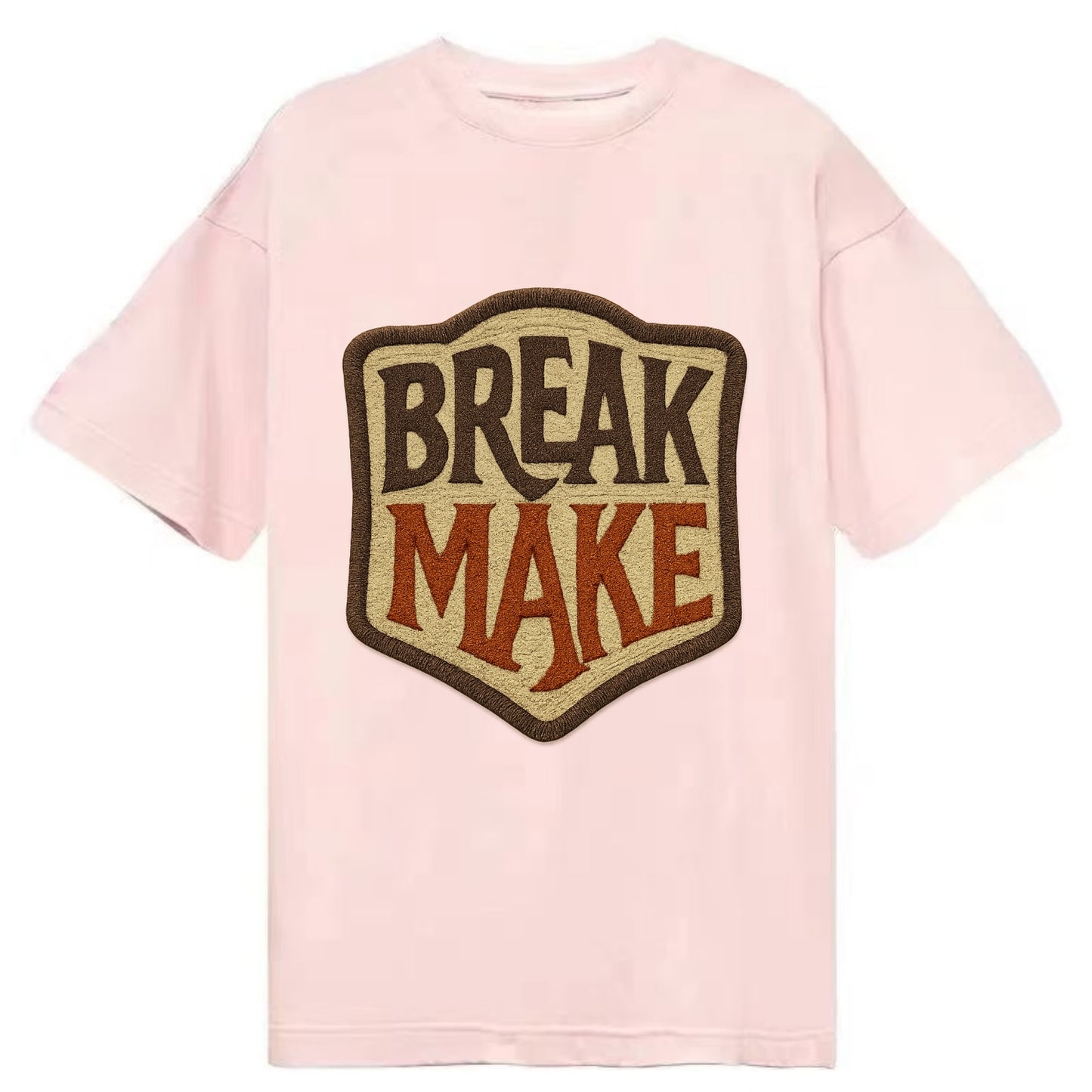 BREAK;MAKE THE RULES Rebel Red Snapback - Classic T-shirt - Pink