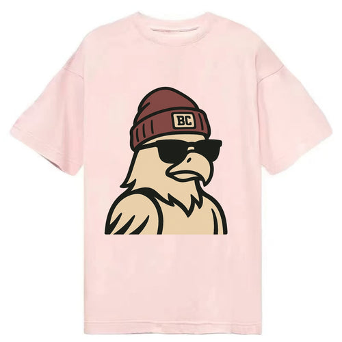 Chestnut Hill Eagle wearing Boston College beanie with BC patch - Classic T-shirt