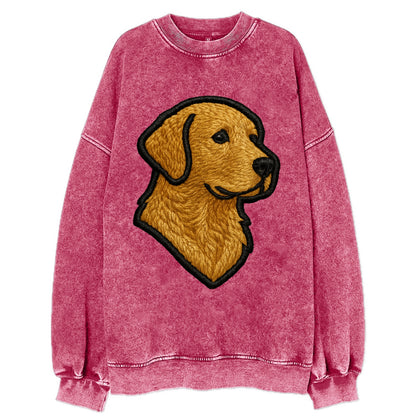 Chesapeake Bay Retriever - Modern retrie - Vintage Sweatshirt - Pink