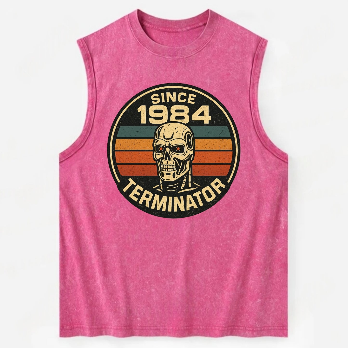 Terminator - Vintage Washed Tank - Pink