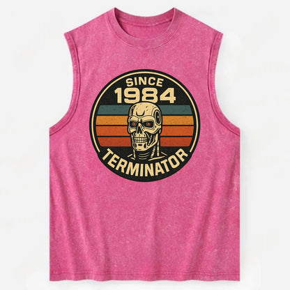 Terminator - Vintage Washed Tank - Pink