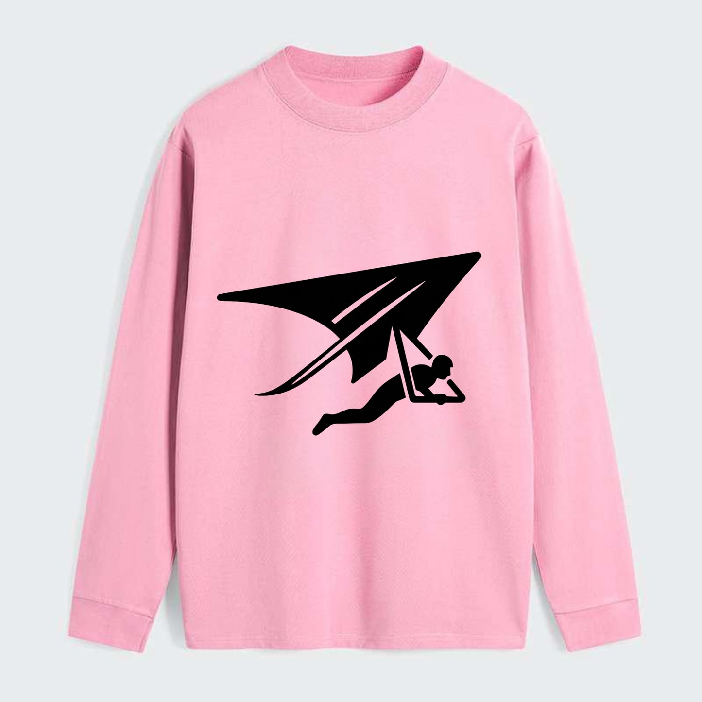 Hang glider soaring - Classic Long Sleeve Shirt - Pink