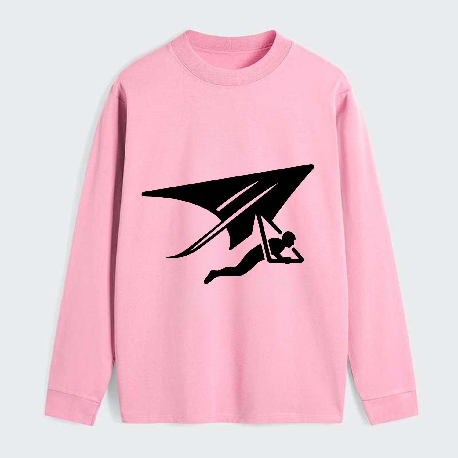 Hang glider soaring - Classic Long Sleeve Shirt - Pink
