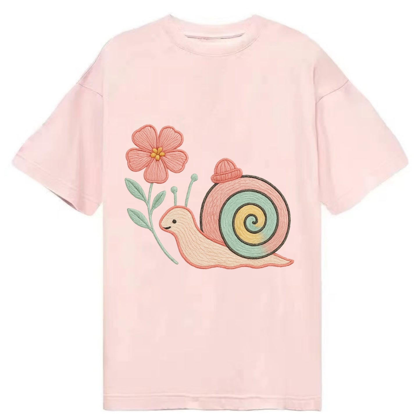 Coral Snail - Classic T-shirt - Pink