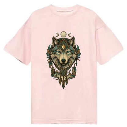 Pearl Wolf Shimmer  - Classic T-shirt - Pink