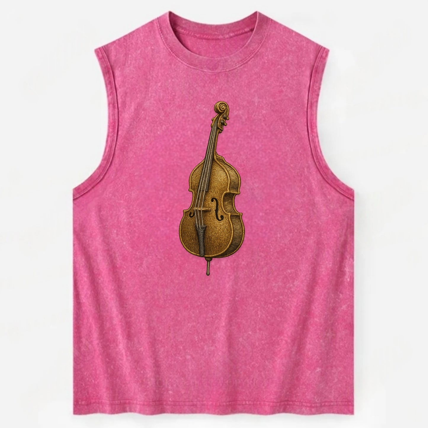 Acoustic Bass  - Vintage Washed Tank - Pink