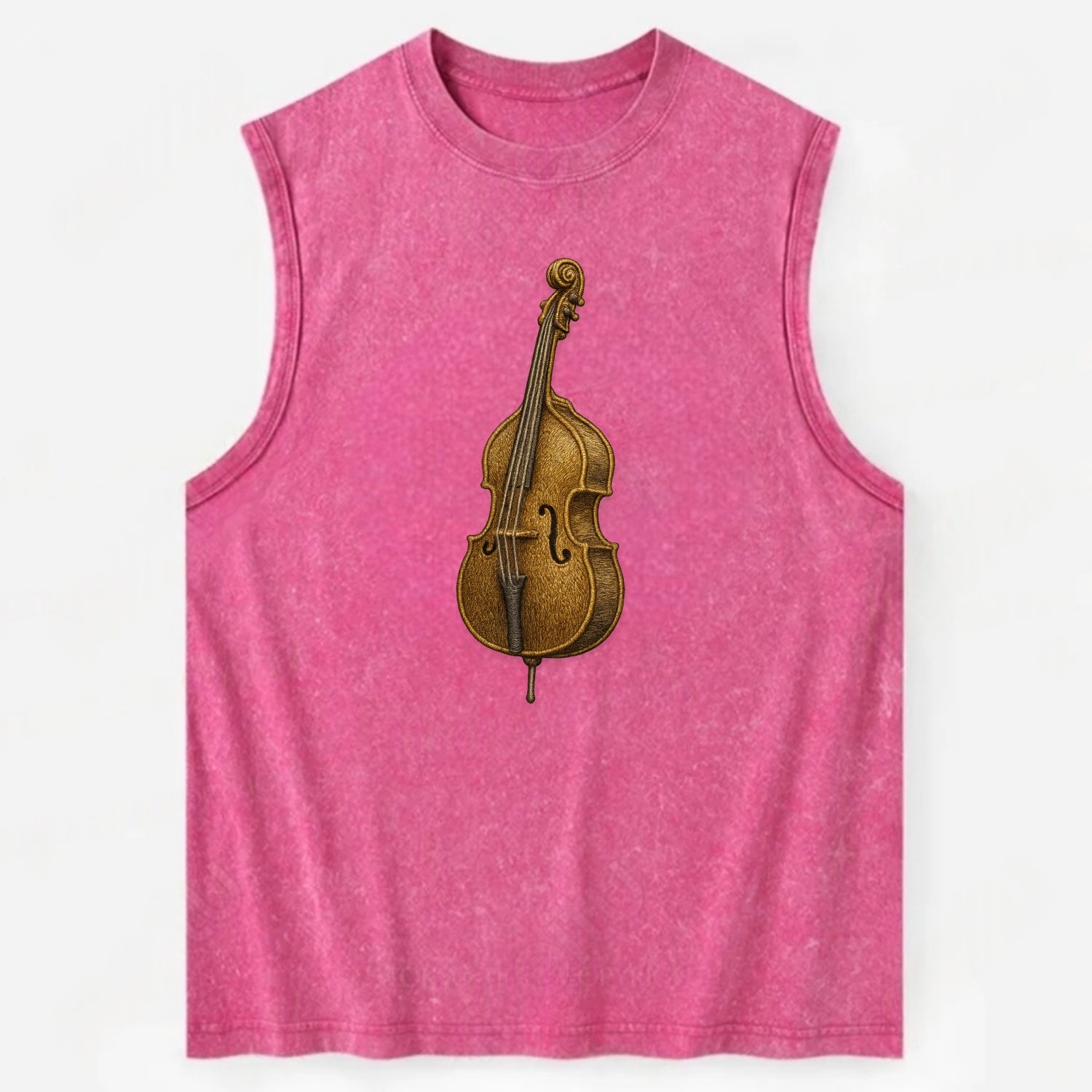 Acoustic Bass  - Vintage Washed Tank - Pink
