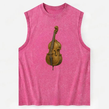 Acoustic Bass  - Vintage Washed Tank - Pink