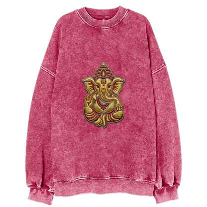 Ganesh - Vintage Sweatshirt - Pink