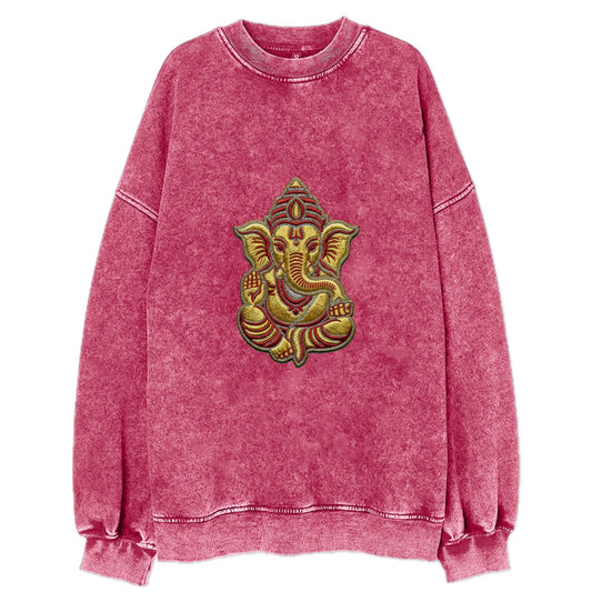 Ganesh - Vintage Sweatshirt - Pink