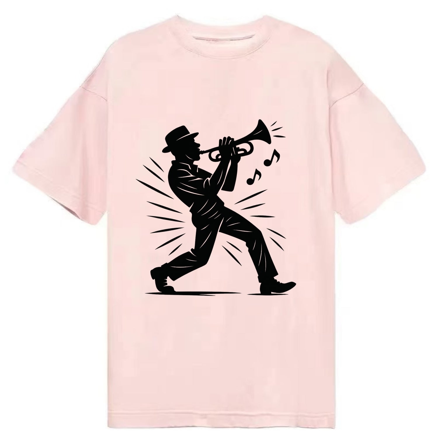 New Orleans jazz musician street corner - Classic T-shirt - Pink
