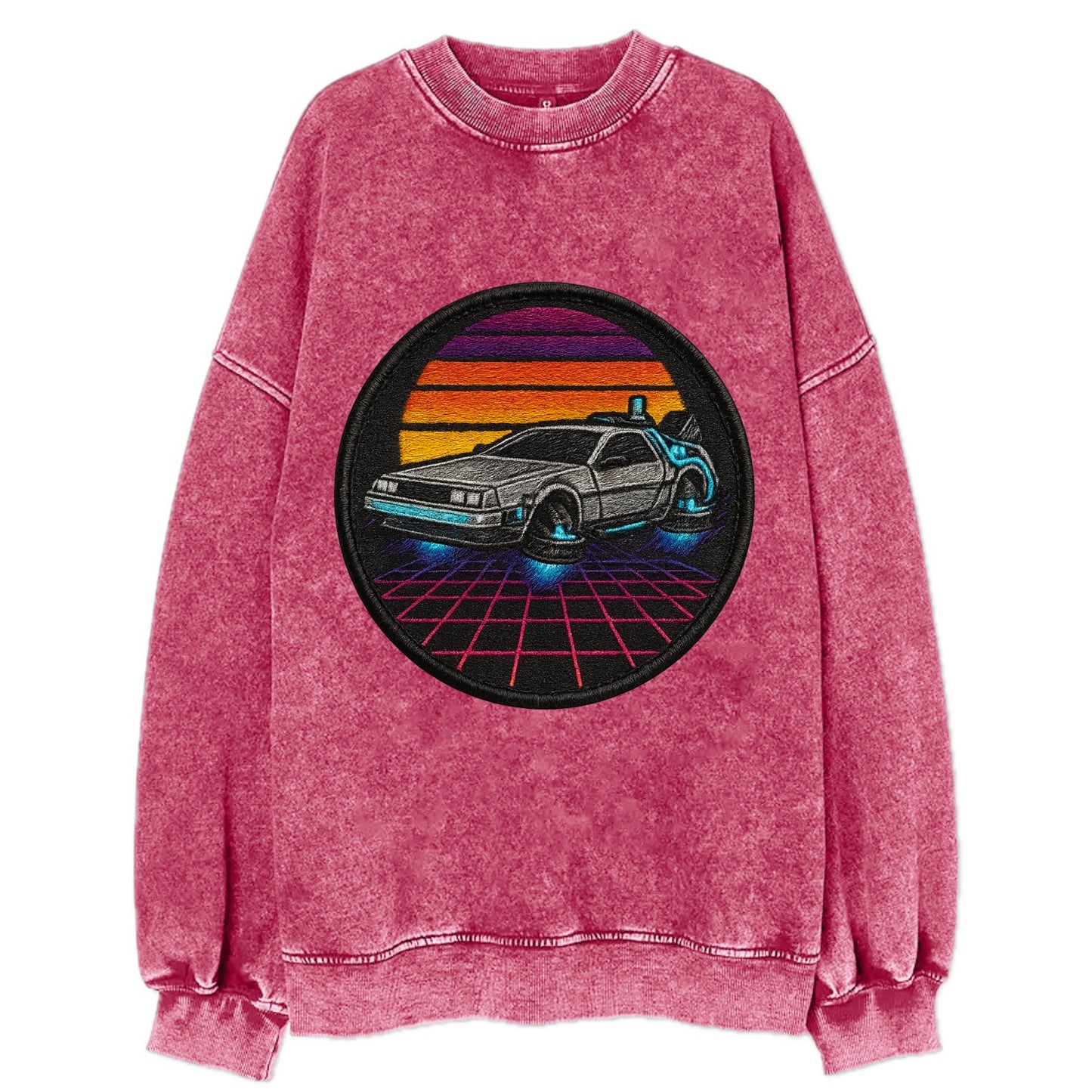 Retro Future - Vintage Sweatshirt - Pink