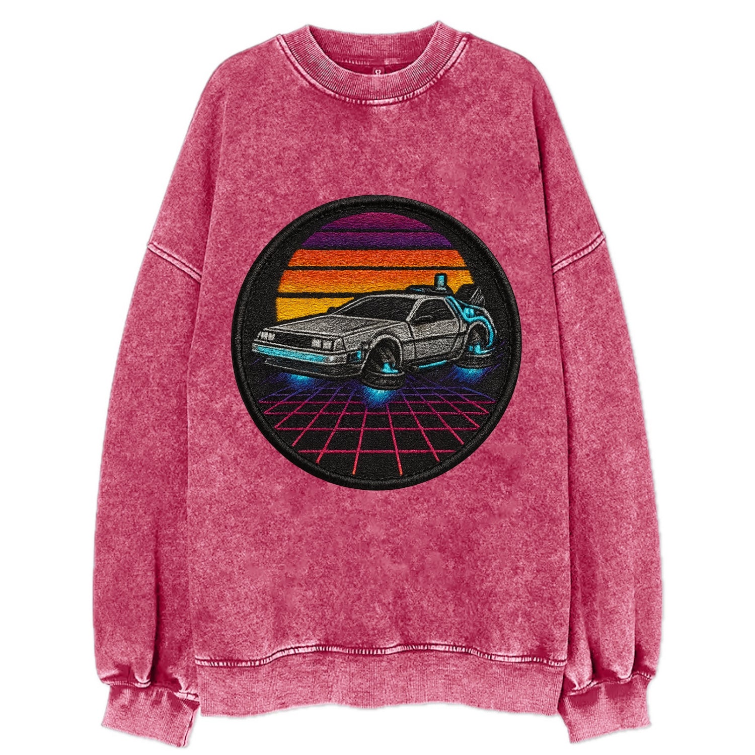Retro Future - Vintage Sweatshirt - Pink
