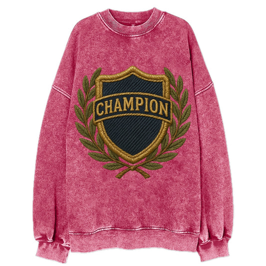 Champion Shield  - Vintage Sweatshirt - Pink
