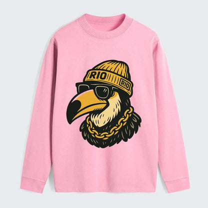 Rio Toucan - Classic Long Sleeve Shirt - Pink