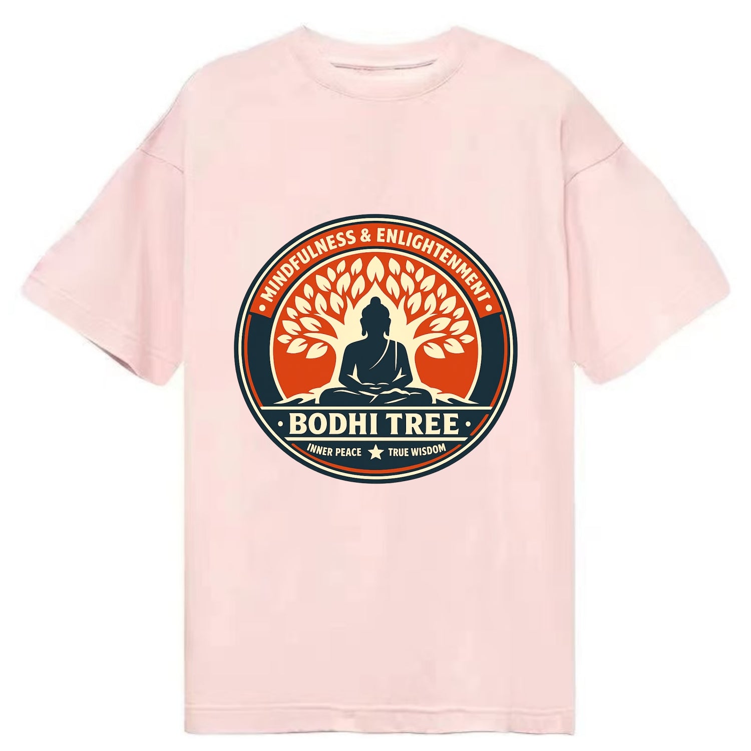 Zen Harmony Emblem - Classic T-shirt - Pink