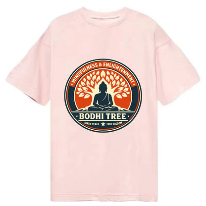 Zen Harmony Emblem - Classic T-shirt - Pink
