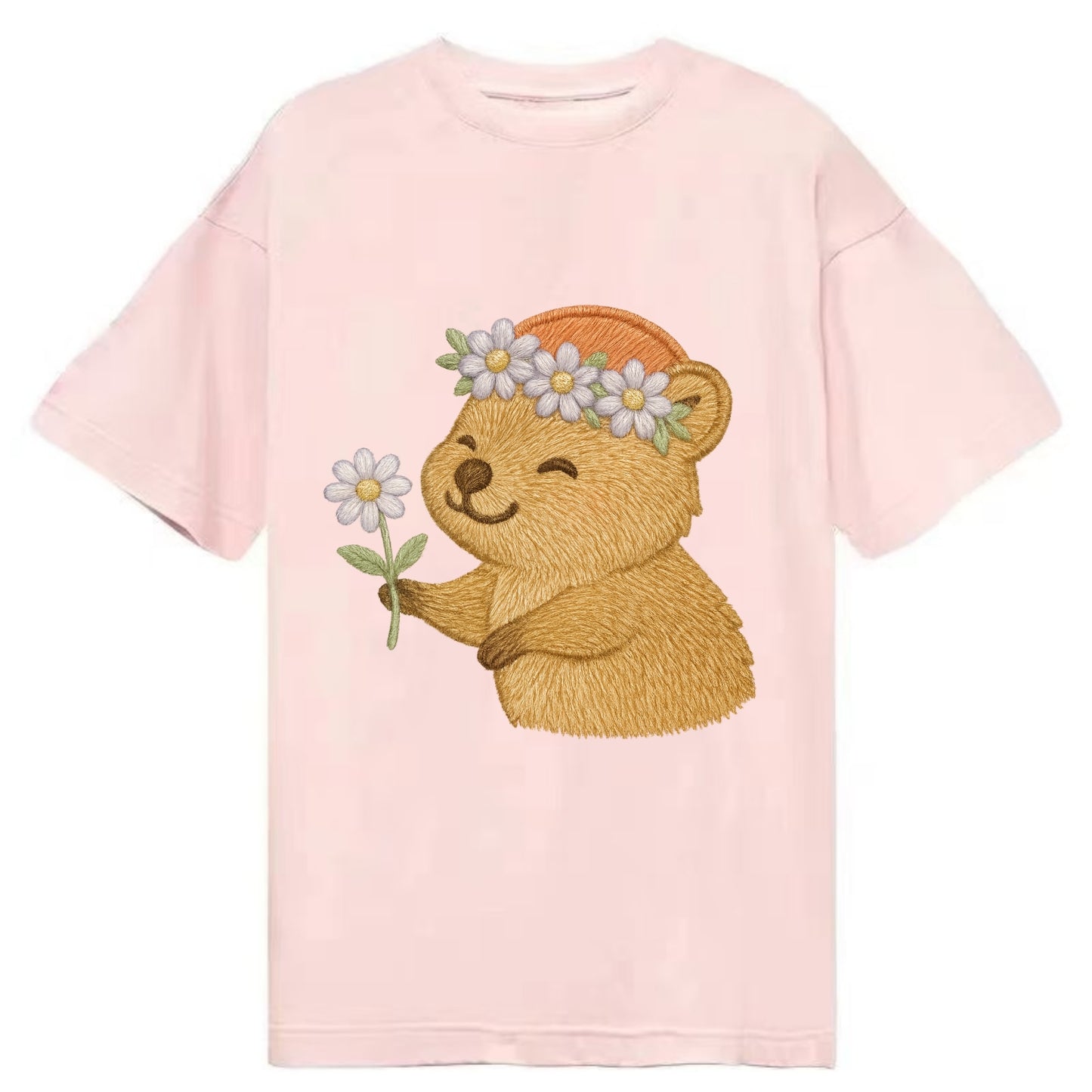 Quokka Daisy Chain - Classic T-shirt - Pink