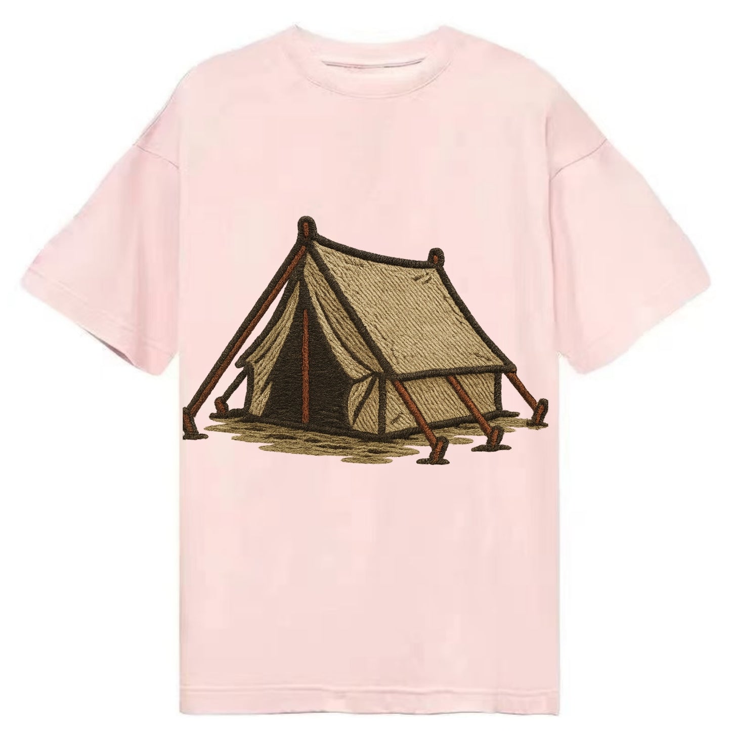 Camping Tent  - Classic T-shirt - Pink
