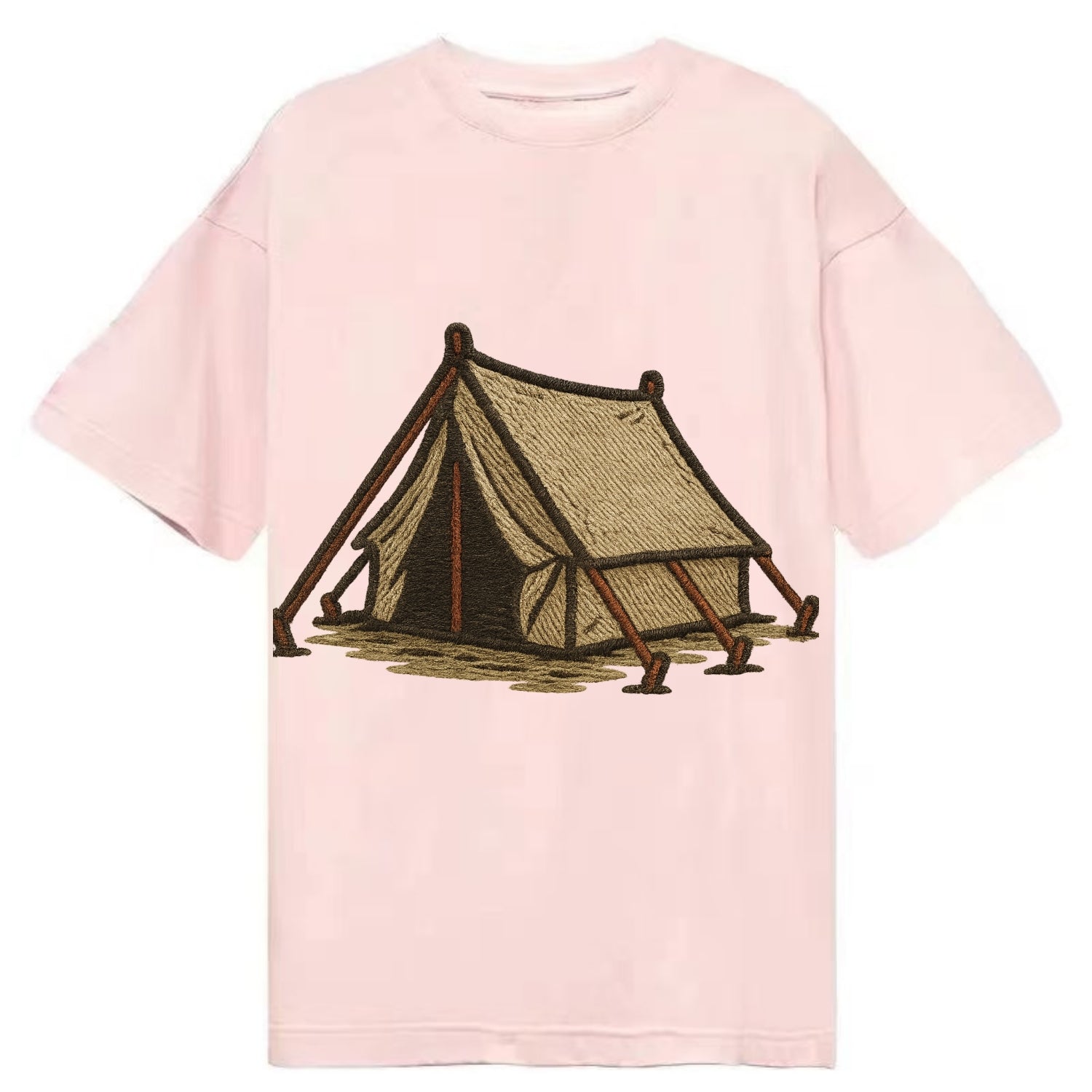 Camping Tent  - Classic T-shirt - Pink