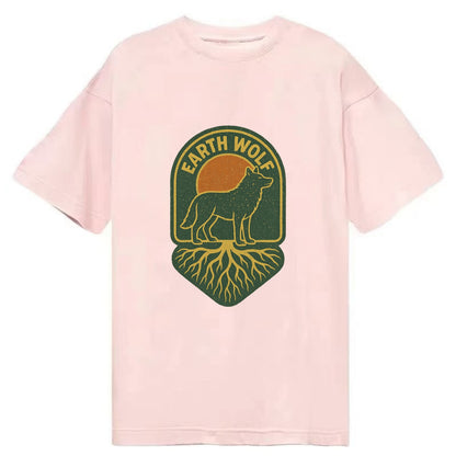 Earth Wolf Roots  - Classic T-shirt - Pink