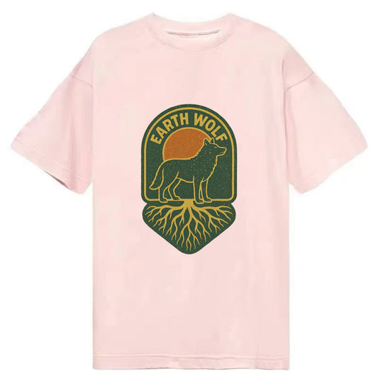 Earth Wolf Roots  - Classic T-shirt - Pink