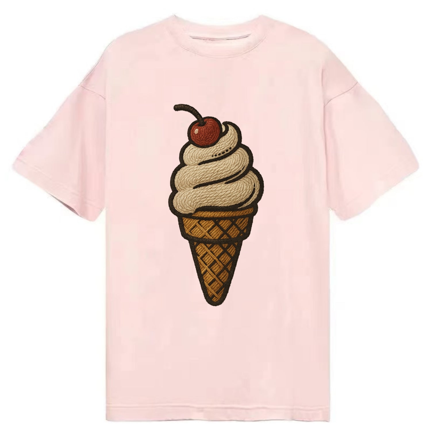 Ice Cream Cone  - Classic T-shirt - Pink