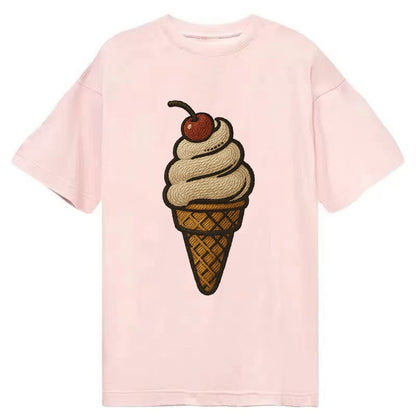 Ice Cream Cone  - Classic T-shirt - Pink