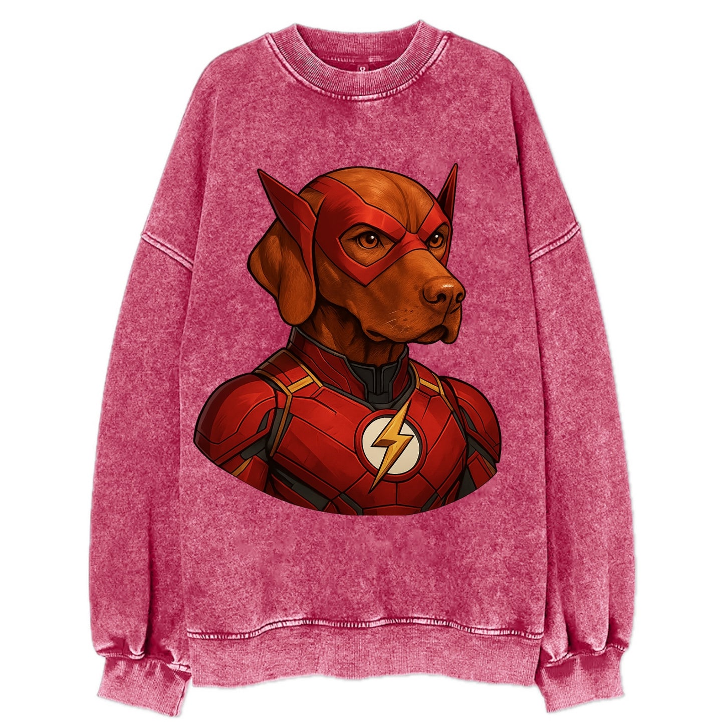 Vizsla Speed Hero  - Vintage Sweatshirt - Pink