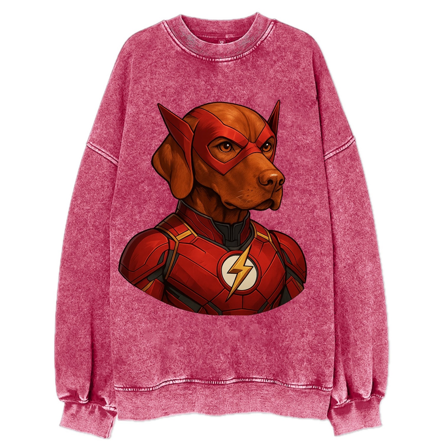 Vizsla Speed Hero  - Vintage Sweatshirt - Pink