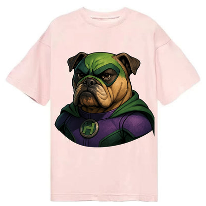 Bulldog Strong Hero  - Classic T-shirt - Pink