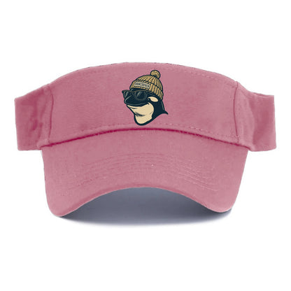Vancouver Orca wearing Vancouver beanie - Visor - Pink